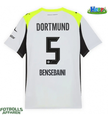 Borussia Dortmund Ramy Bensebaini #5 Bortatröja 2025-26 Kortärmad